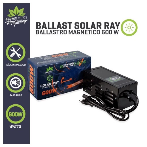 Ballast Magnético Solar Ray 600W / Grow Genetics