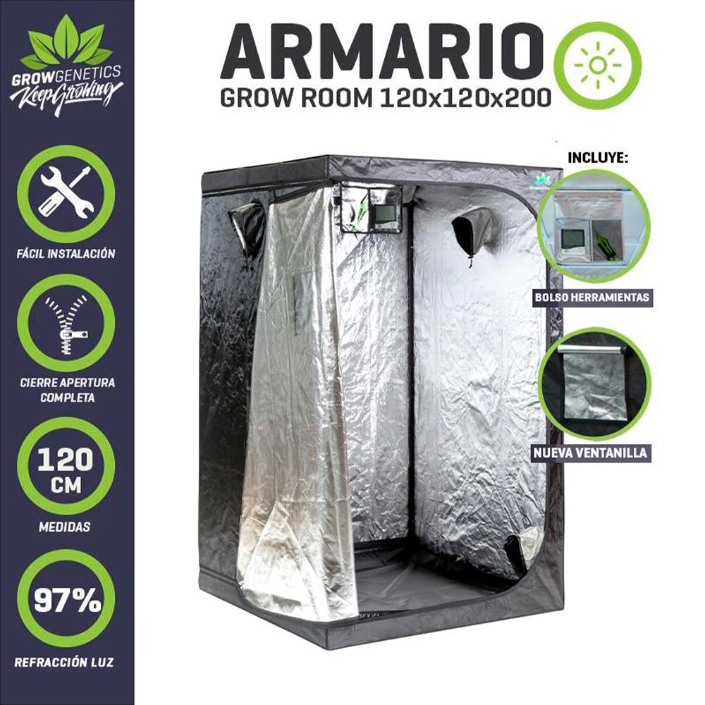 Armario 120x120x200 Grow Room