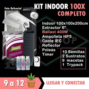 Kit Indoor 100x100x200 Completo